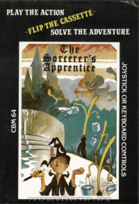 The Sorcerer's Apprentice Commodore 64  box art